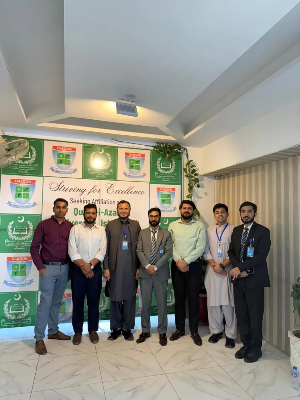 Quaid-i-Azam University affiliation visit