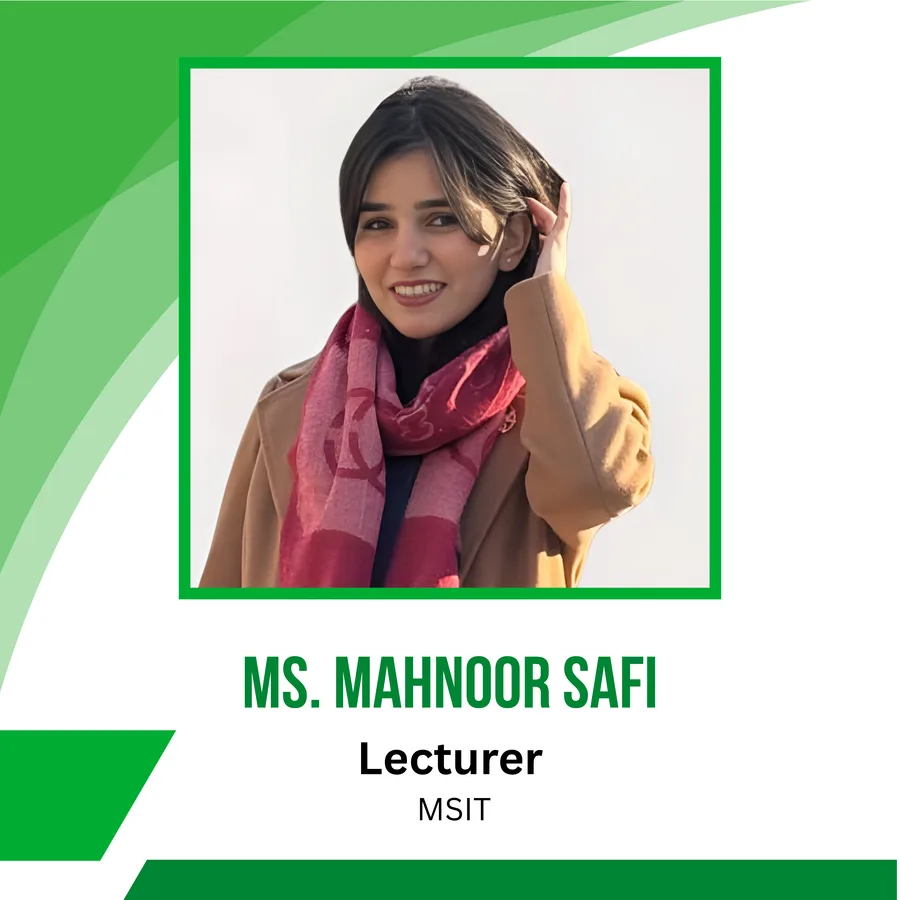 Ms. Mahnoor Safi