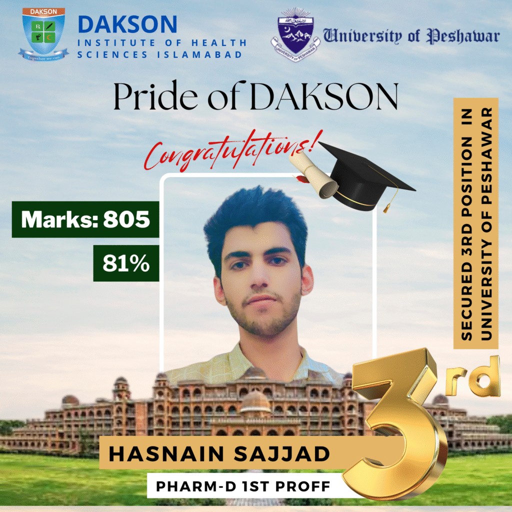 Hasnain Sajjad (1st Proff)