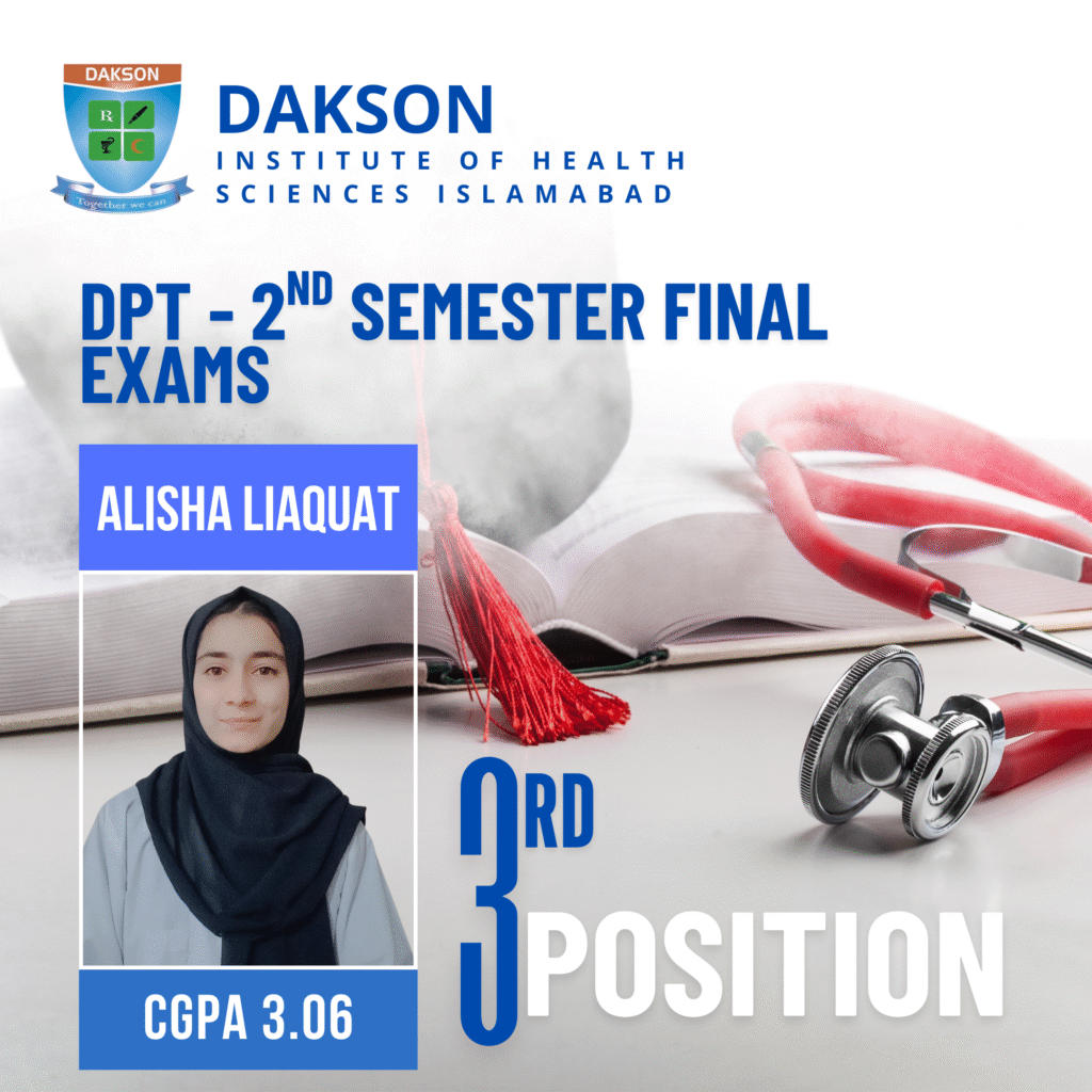 Alisha Liaquat (DPT 2nd Semester)