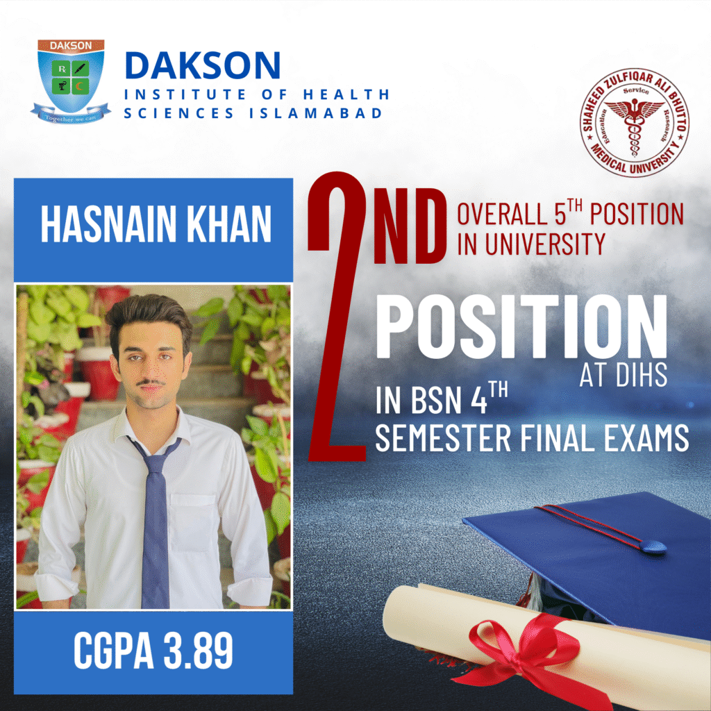 Hasnain Khan (BSN 4th Semester)